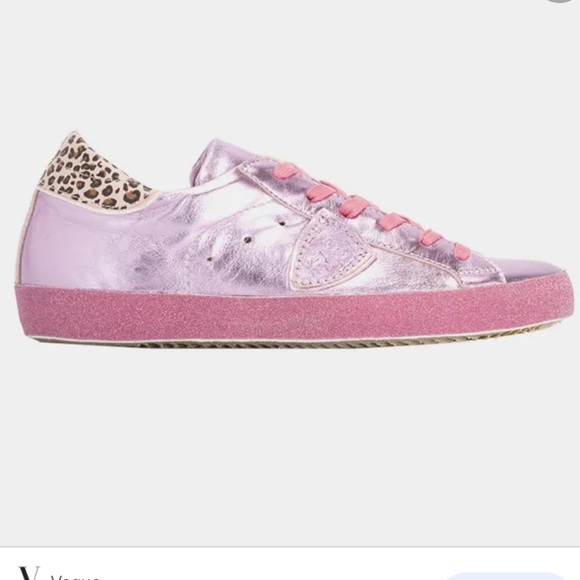 Philippe Model leopard-print pink sneaker - Picture 2 of 10